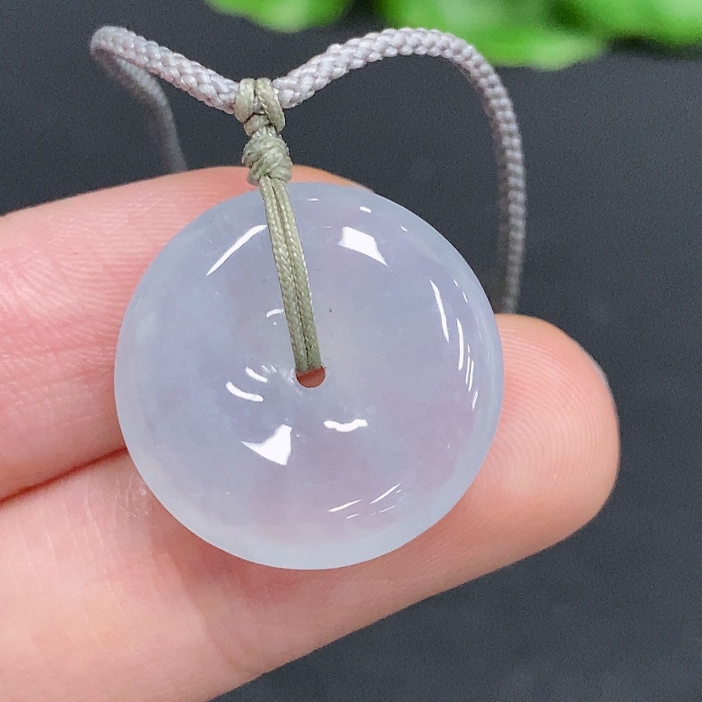 F30490315 Jadeite Safety Buckle Total Weight Including Rope Approx. 4.9g