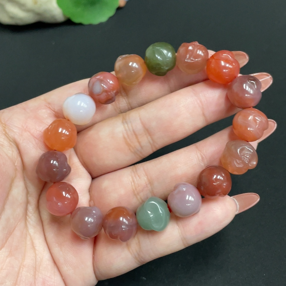 H35099967 Yanyuan Agatha Buddha Bead Bracelet