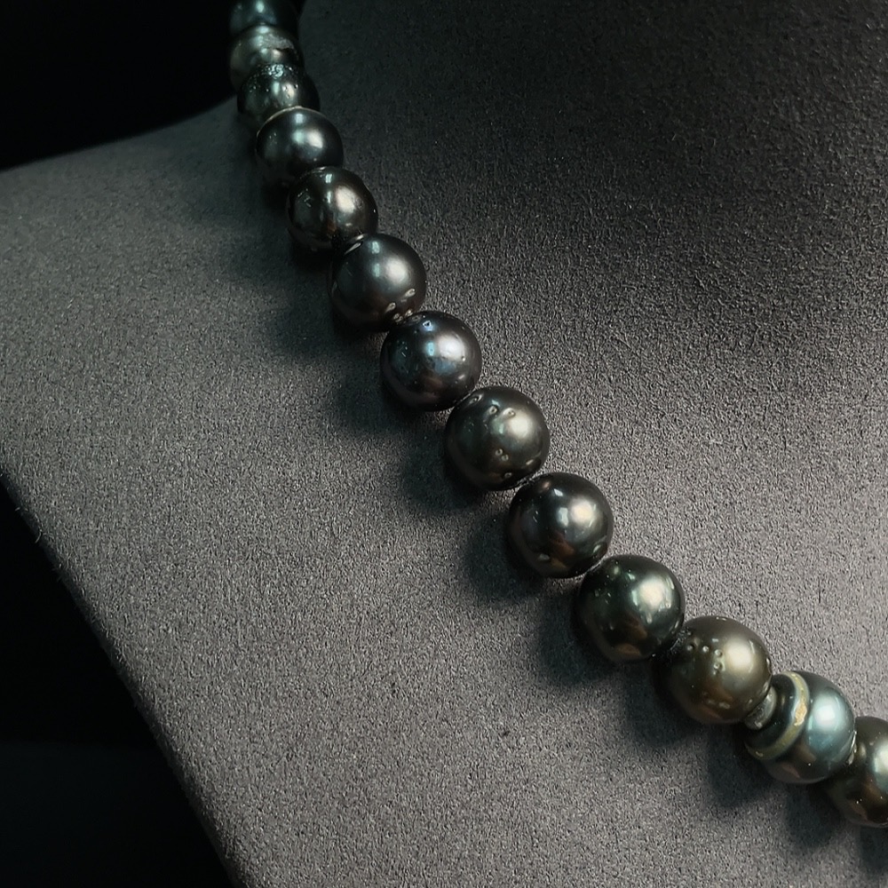 C24824292 Seawater Pearl Strand Non-Gold Setting Size 7.9-11.6mm Approx. Total Weight About 53.31g Color Origin Undetermined