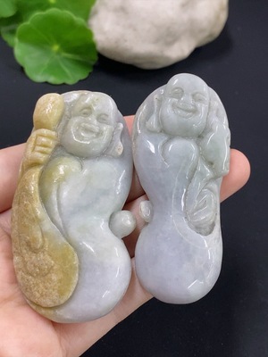 F41903611 翡翠佛公挂件 货品总重约99.15g