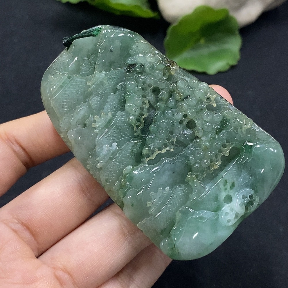 F30515723 jade landscape pendant