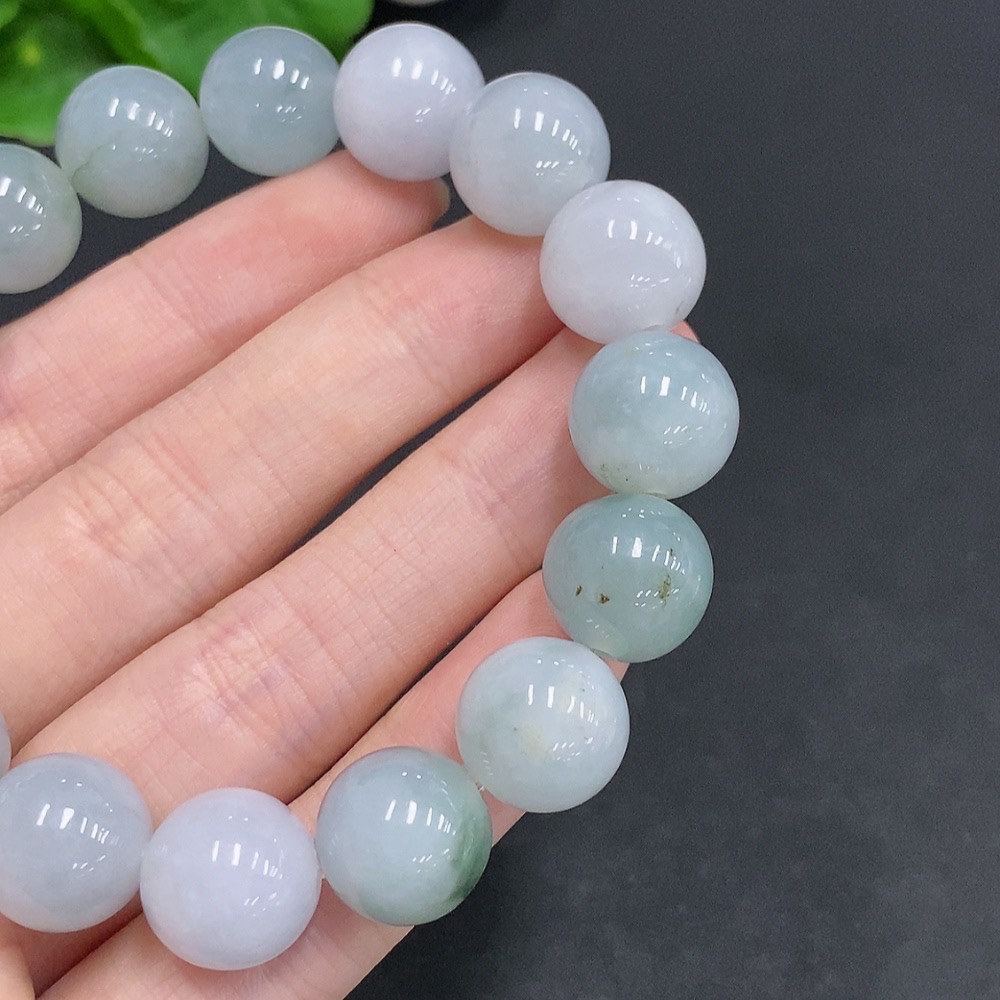 F30457454 Jadeite Bracelet 12.9mm Approx. Total Weight About 62.3g