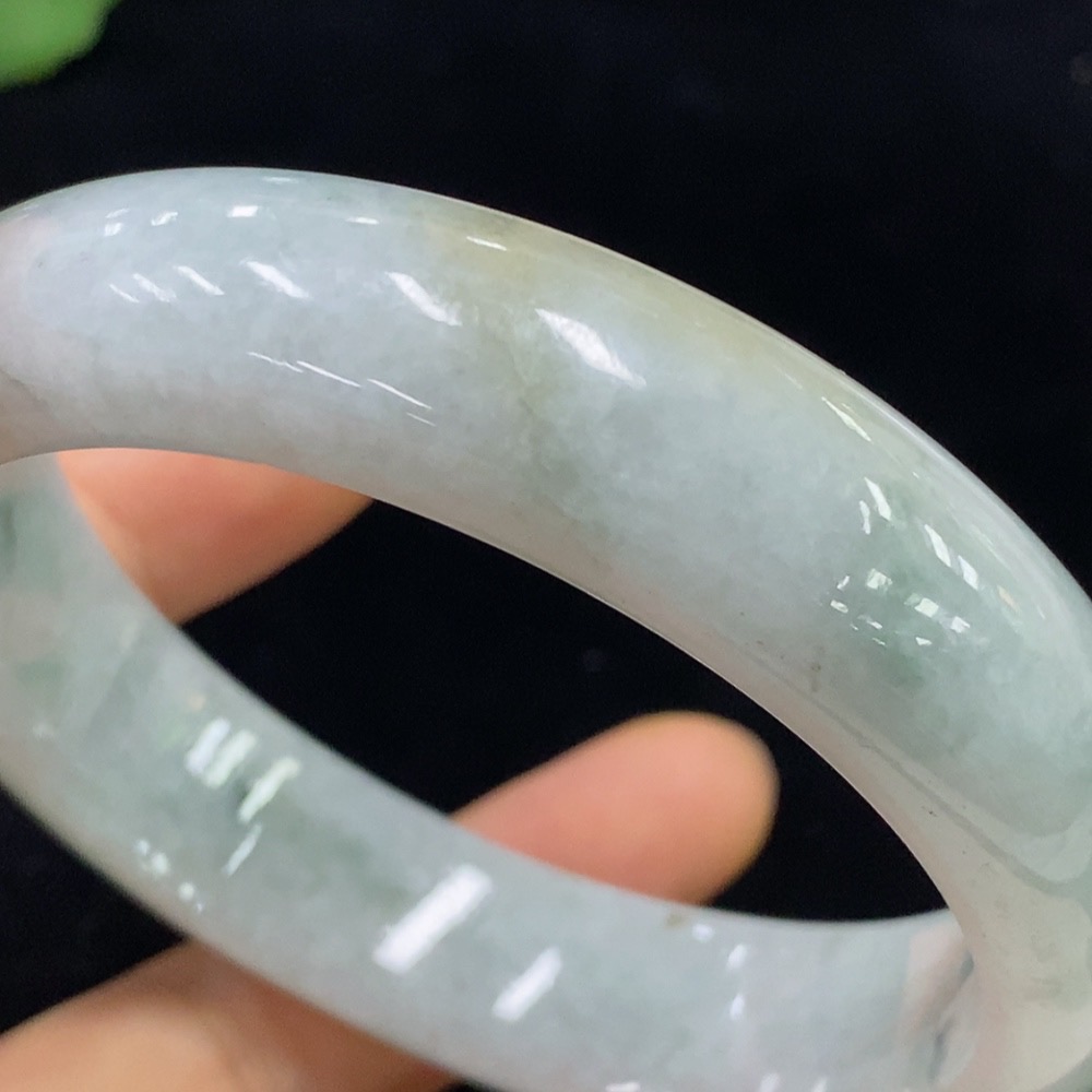 F33928988 Jadeite Round Bangle Size 62.3 Total Weight Approx. 86.32g