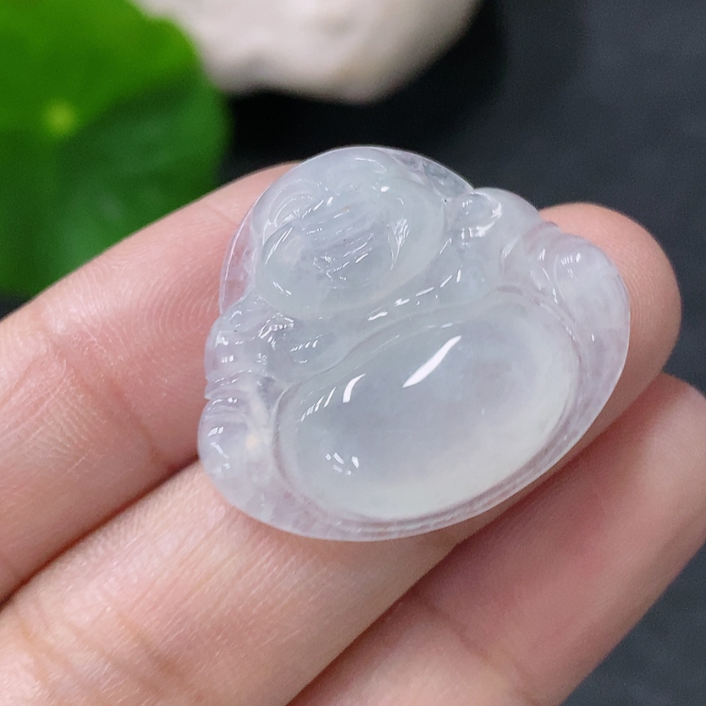 F33888175 Jadeite Pendant Buddha, Total Weight Approx. 5g
