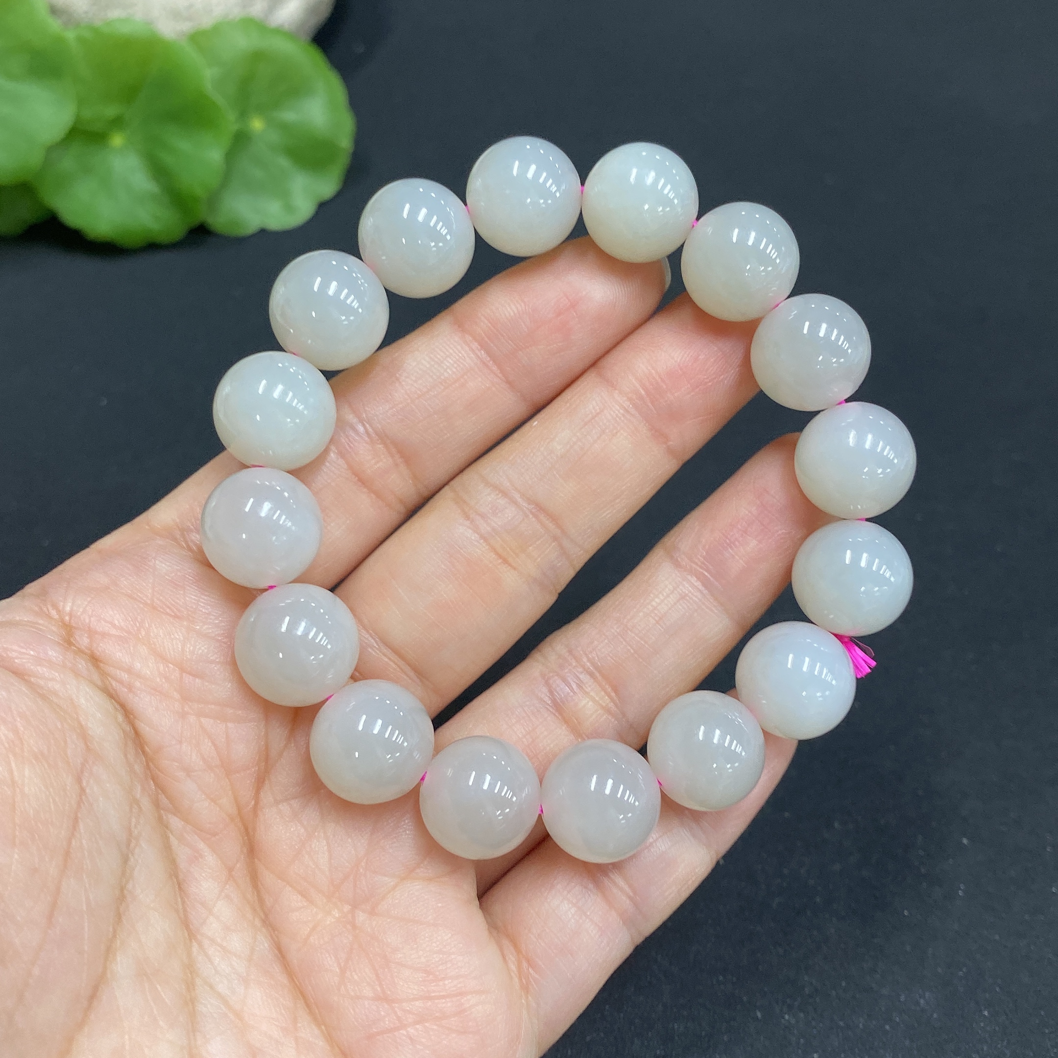 H34015551 Hetian Jade Bracelet, Approx. 11.6mm, Total Weight Approx. 41.9g