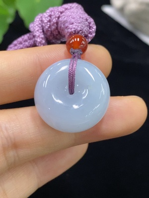 F31649613 JadeitePendant Peace Knot with Cord Total Weight Approx. 11.7g