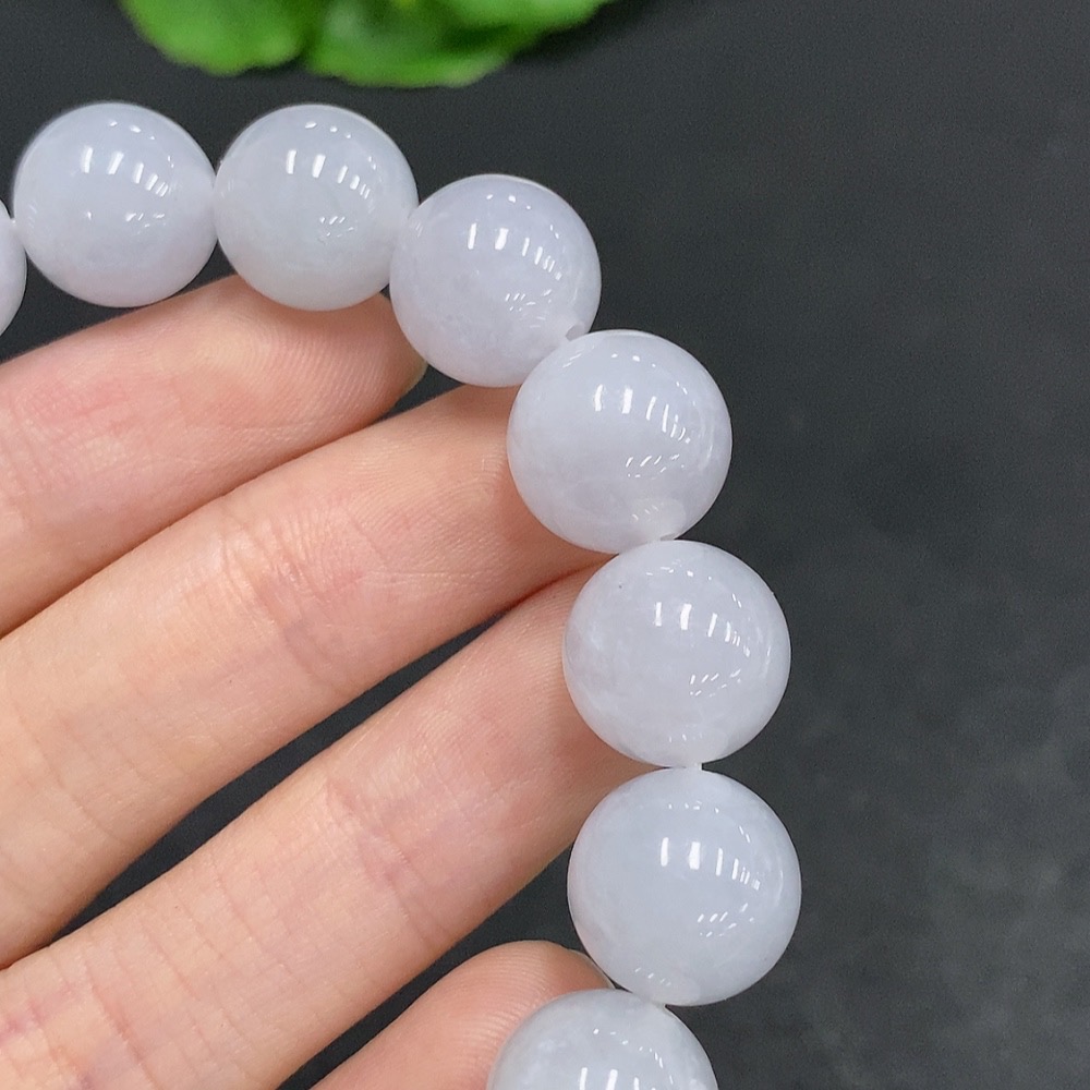 F30488807 Jadeite Beaded Necklace Approx. 12.2mm Total Weight Approx. 51.9g