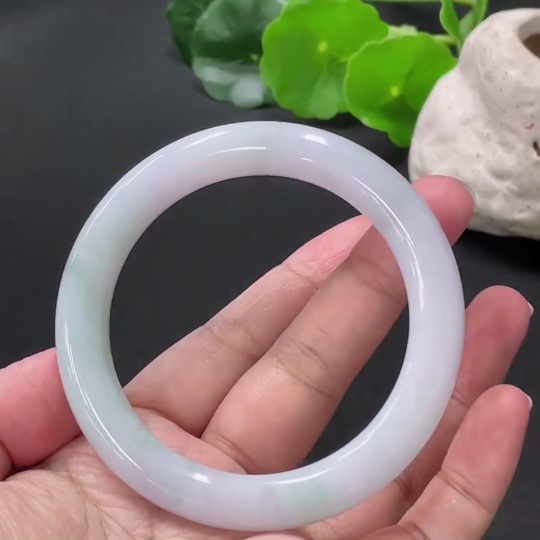 F33935756 Jadeite Round Bangle Total Weight About52g Streetsize55.9