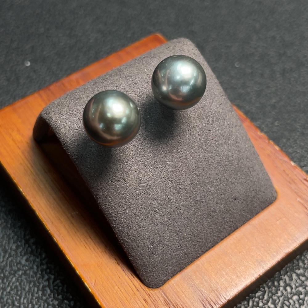 C28302538 Seawater Pearl Forehead Earrings Non-Gold Setting Approx. 10.2mm Total Weight About 3.54g