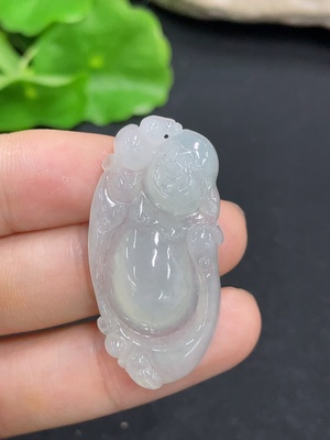 F46562485 翡翠挂件    佛公      货品总重约7.7g