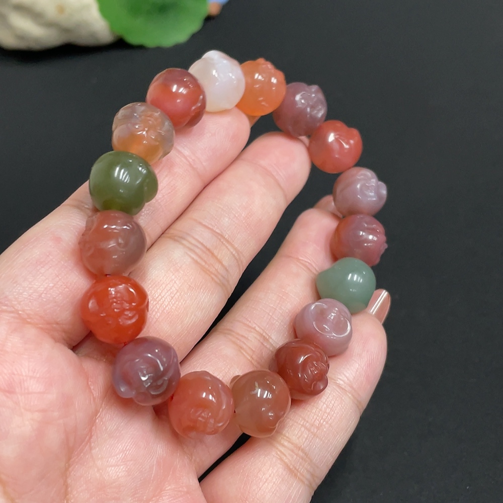 H35099967 Yanyuan Agatha Buddha Bead Bracelet