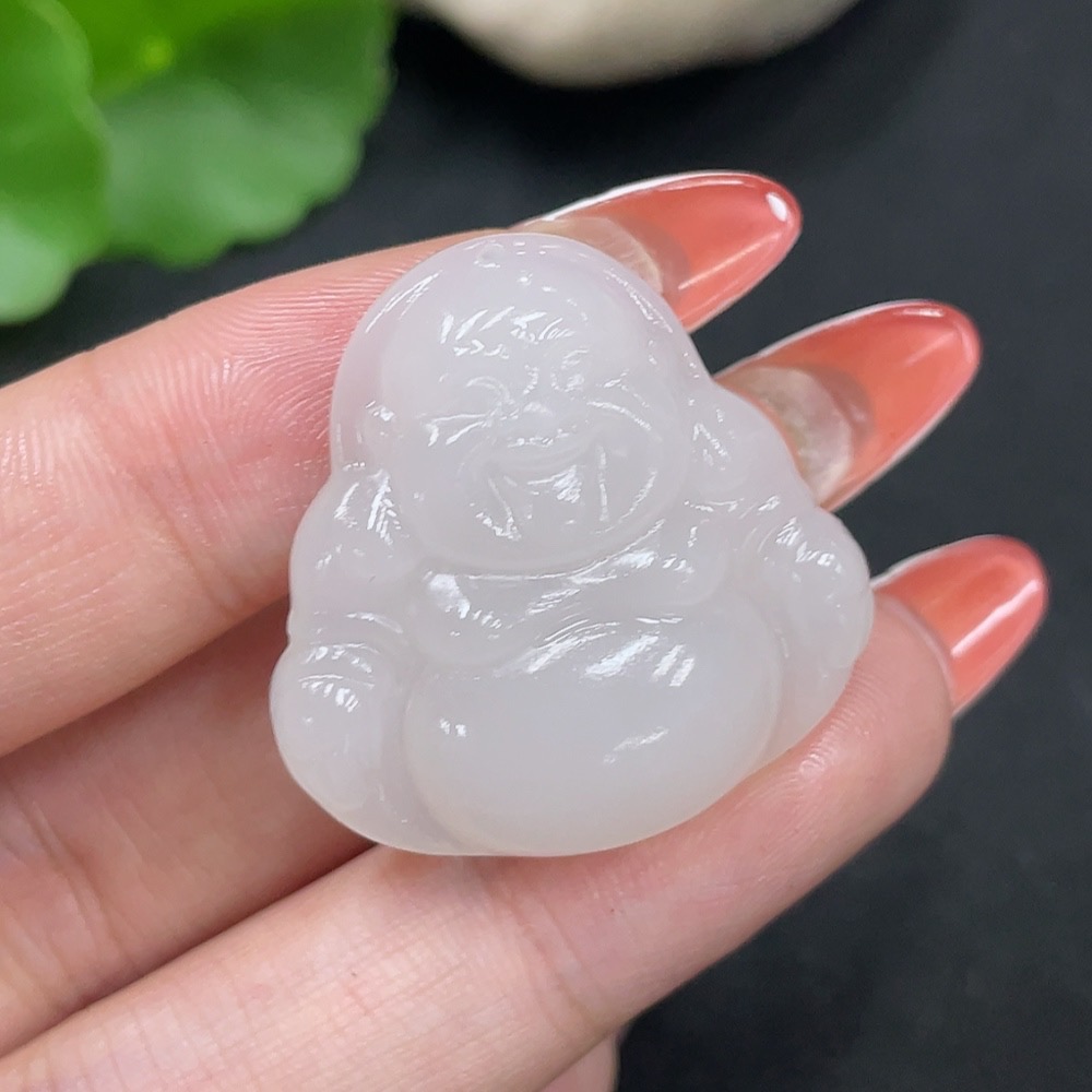 H34027046 Hetian Jade Pendant - Buddha Figure, Total Weight Approx. 8.7g