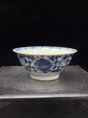 W41943466 陶瓷 小磕 清青花花卉碗