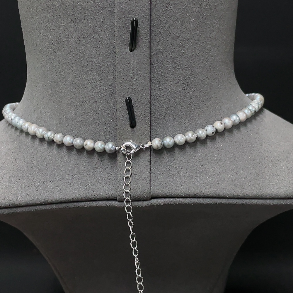 C33937930 Seawater Pearl Necklace Non-Gold Color Origin Undetermined Total Weight Approx. 13.86g Size About 4.8mm