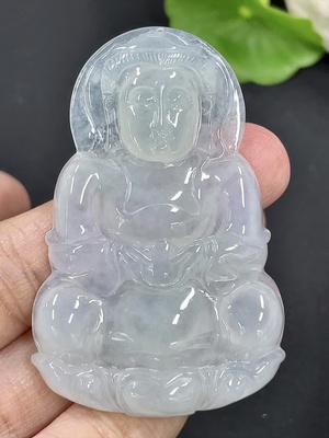 F42952838 翡翠观音挂件 货品总重约20.95g