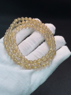 C32744394 Crystal Bead Strand Total Weight Approx. 25.2g Size 5.3mm