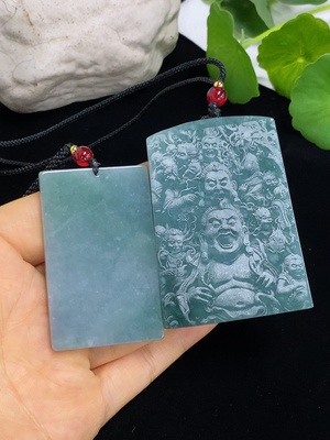 F46565078 翡翠挂件一手走