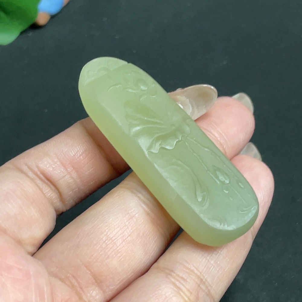 H29358232 Hetian Jade Pendant Guanyin Total Weight Approx. 21.1g