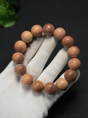 W41932357 山檀木山檀手串 货品总重约23.8g 卡15.1mm左右