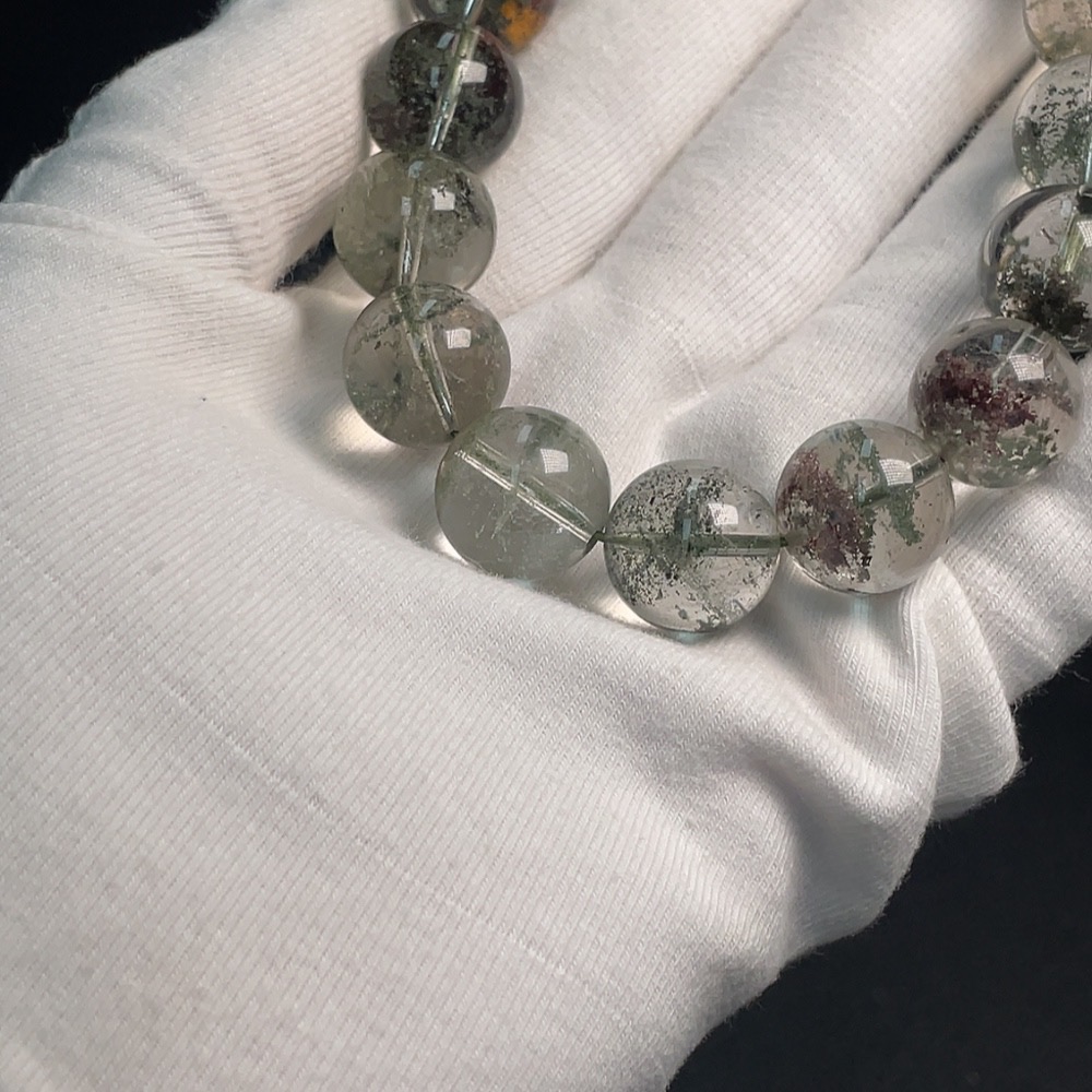 C31575383 Crystal Bracelet About 14mm Total Weight Approx. 63.12g