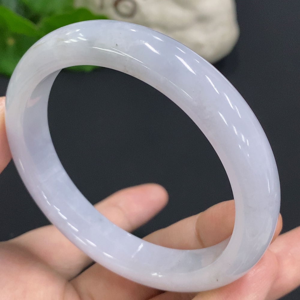 F34069871 Jadeite Round Bracelet Size 57.9 Total Weight Approx. 52.4g