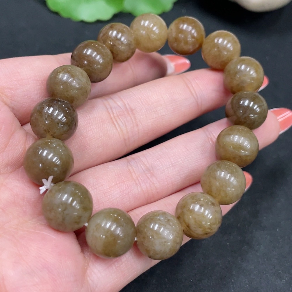 H35084457 Hetian Jade Bracelet, Approx. 11.6mm, Total Weight About 41.9g
