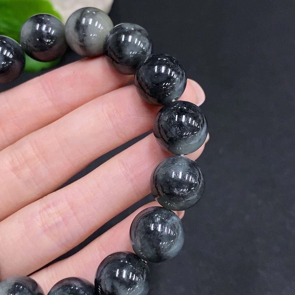 F34060117 Jadeite Bracelet Total Weight Approx.75.1g Size 13.7mm