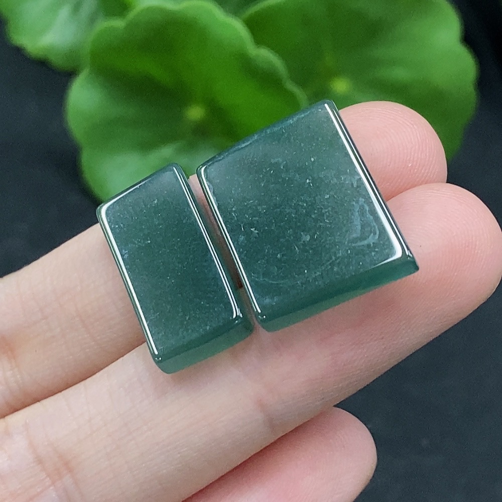 F34056864 Jadeite Inlaid Pieces Sell as a Lot