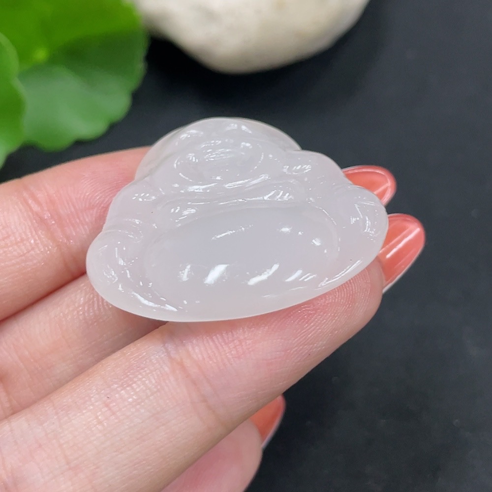 H34027051 Hetian Jade Pendant Buddha Total Weight Approx. 10.1g