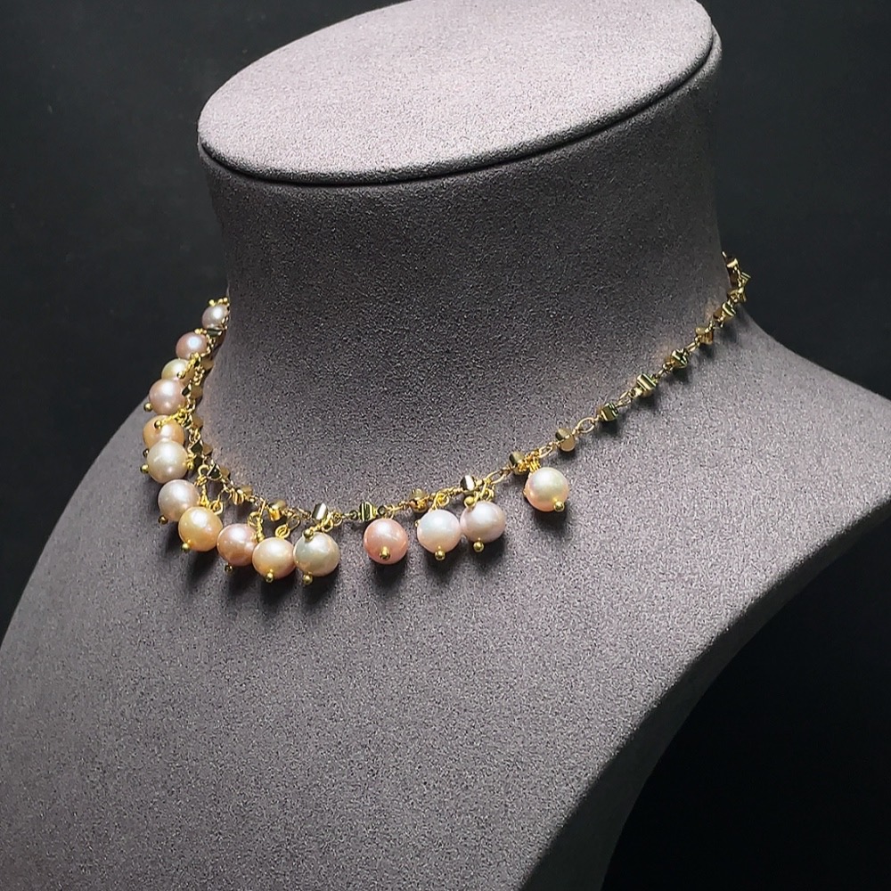 C31640537 Pearl Necklace Non-Gold Total Weight Approx. 23.2g Size About 8.7mm