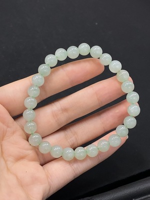 F35131841 Jadeite Bracelet Approx.7.2mm Total Weight Approx.18.17g