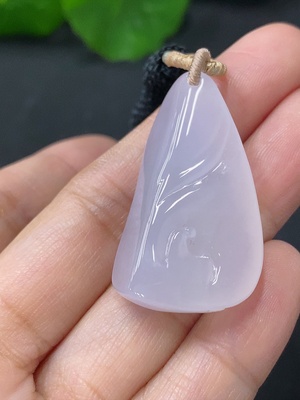 F31587525 Jadeite Pendant Enlightenment Total Weight Approx. 11.6g with Rope