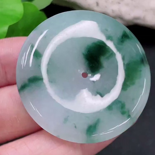 F33920248 Jadeite Safety Buckle Total Weight Approximately 19.6g