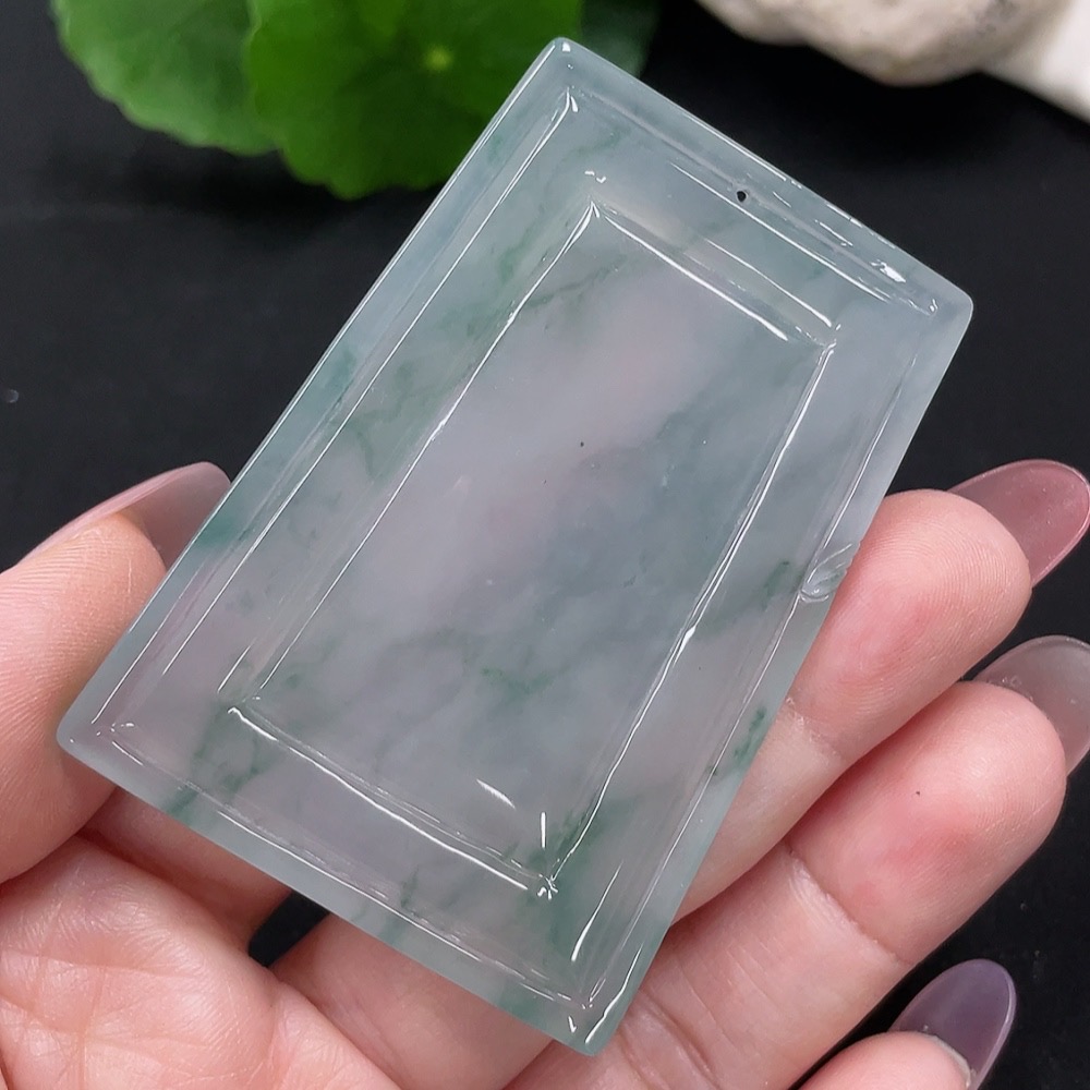 F34982387 Jadeite Success Immediately Pendant