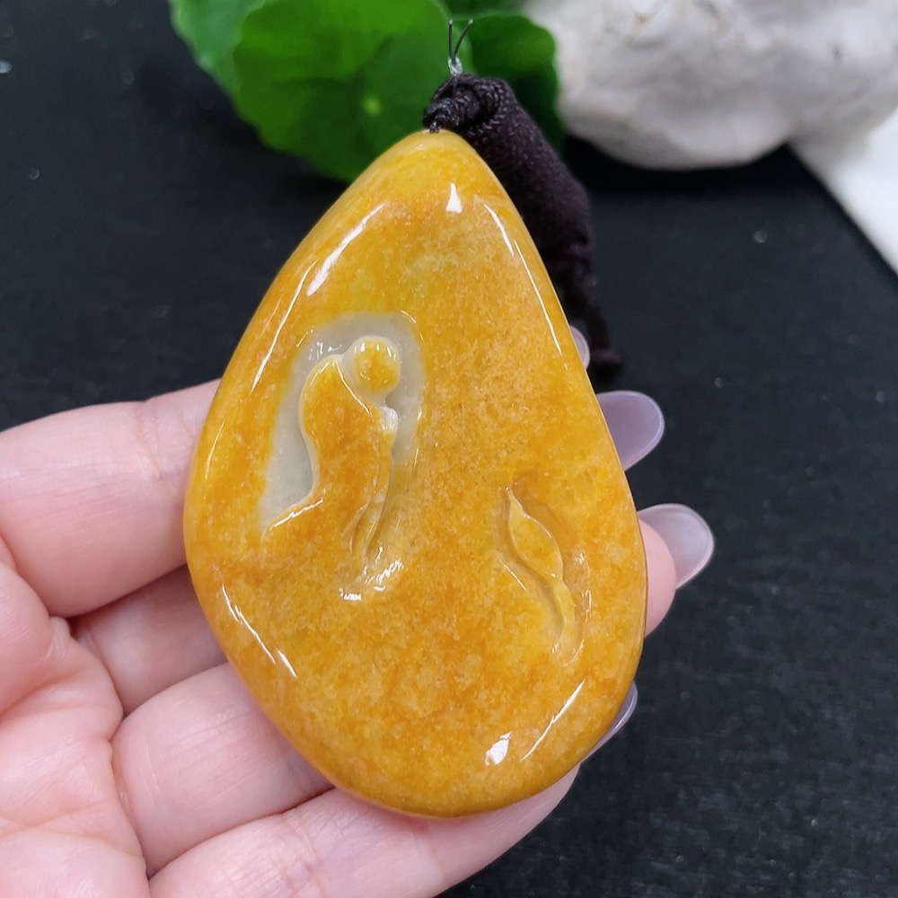 F34966345 Jadeite Enlightenment Pendant