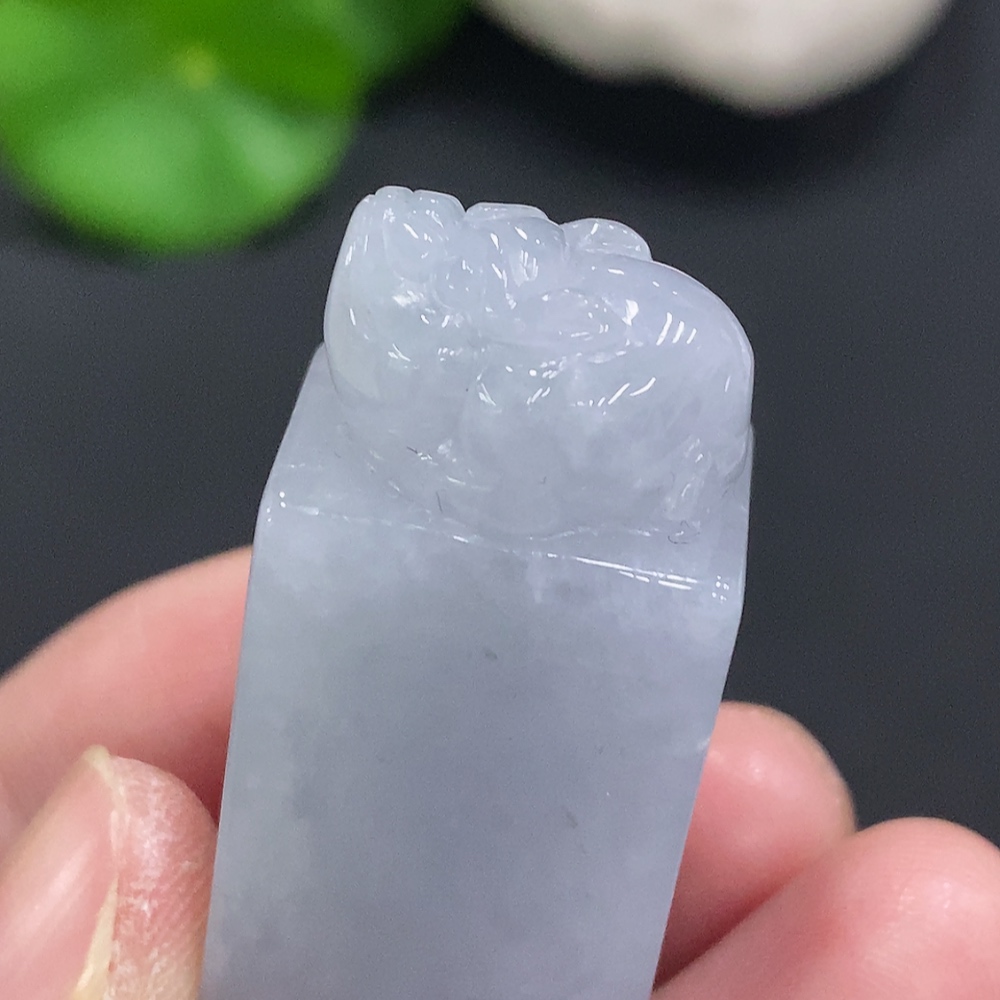 F27086557 Jadeite Seal Total Weight about 31.5g