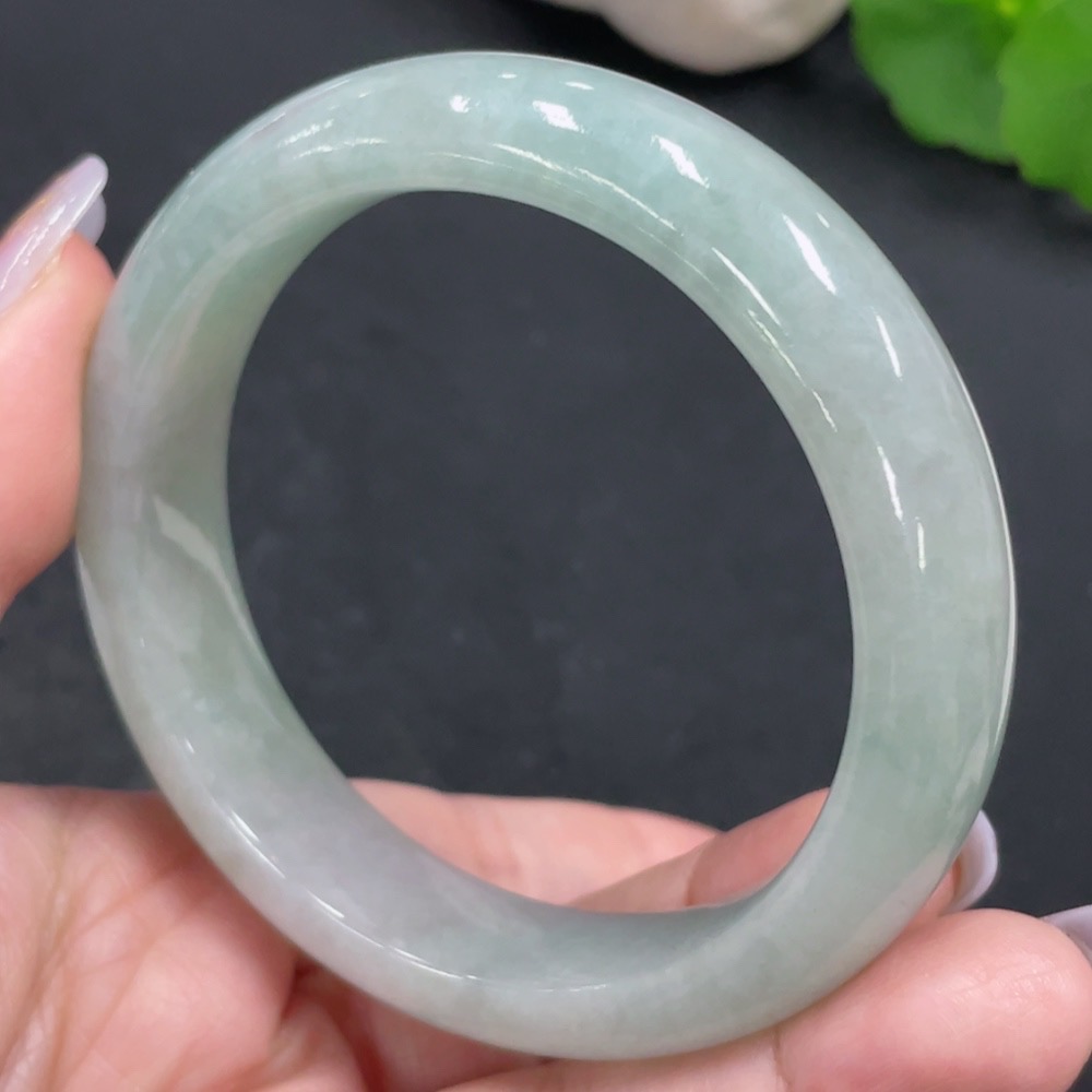 F27064645 Jadeite Round Bangle Size 56.4 Total Weight Approx. 66.7g