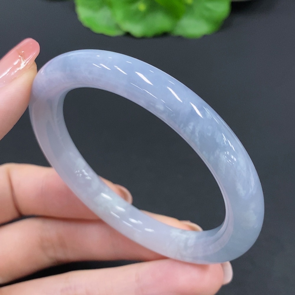 F26967794 JadeiteRound Bangle, Total Weight Approx. 39g, Size 52