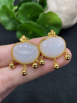 F35089867 Jadeite Pendants Sell as a Lot (Non-Gold Inlaid)
