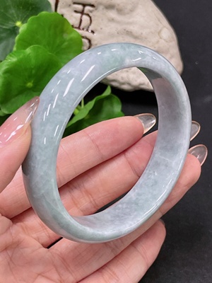 F34984437 Jadeite Round Bracelet Total Weight Approx. 55.8g Size 57
