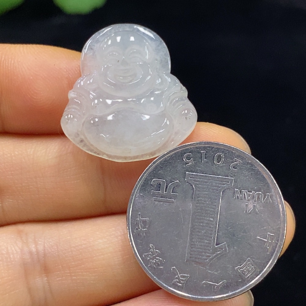 F34024706 Jadeite Buddha Pendant Total Weight Approx. 4.09g