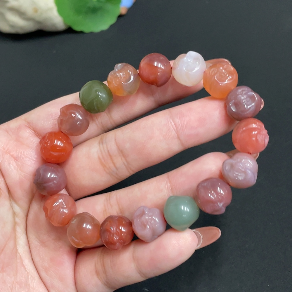 H35099967 Yanyuan Agatha Buddha Bead Bracelet
