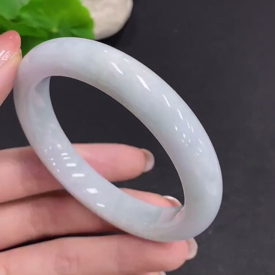 F34061243 Jadeite Round Bracelet Total Weight Approx. 60g Size 57