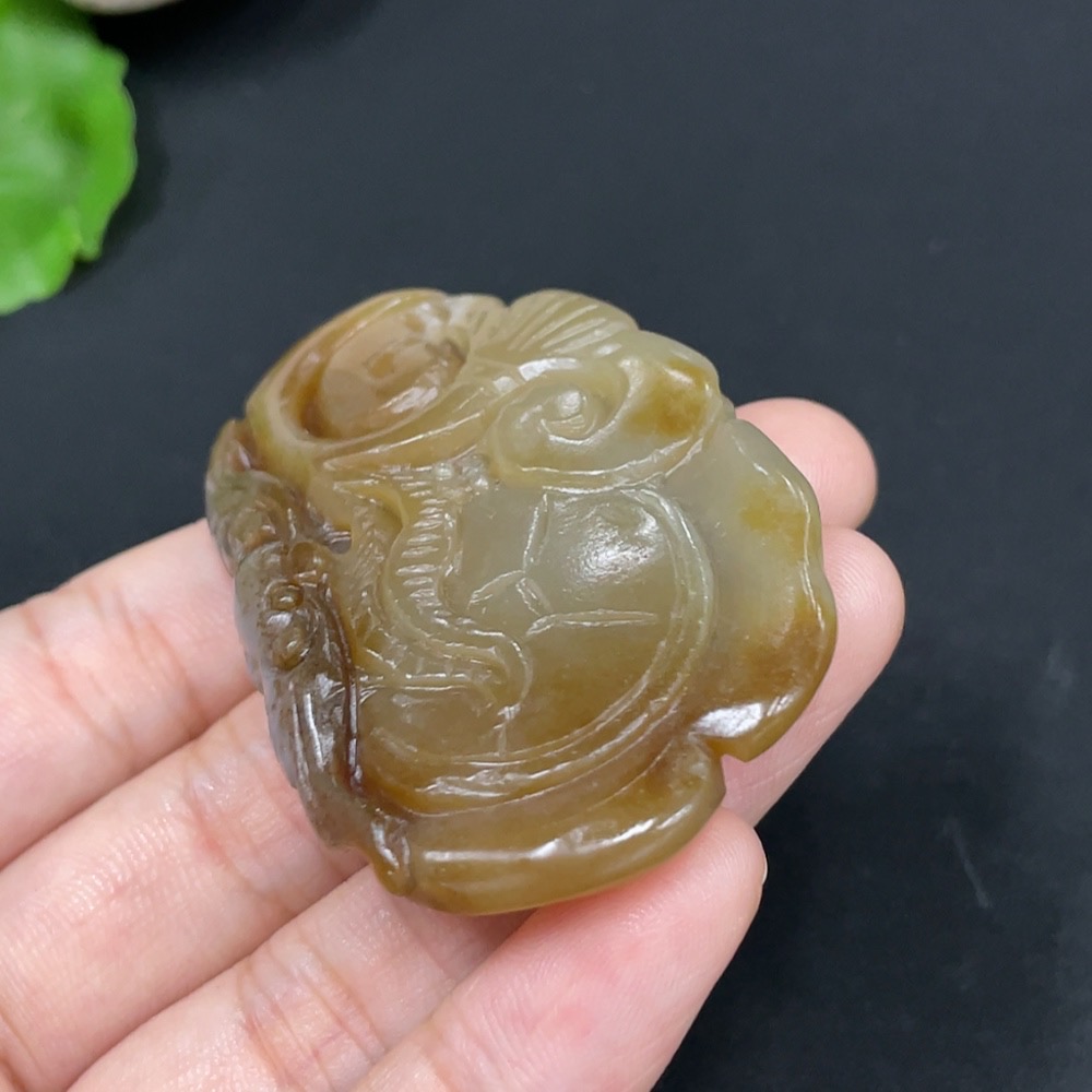 H29413444 Hetian Jade Pendant - Ruyi - Total Weight Approx. 29.8g