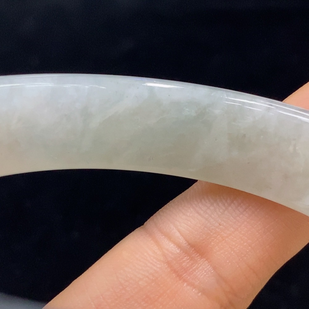 F32790083 Jadeite Round Bangle Size 55.5mm Total Weight Approx. 50.26g