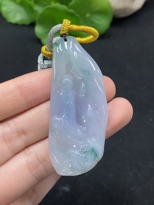 F34028706 Jadeite Enlightenment Pendant Total Weight Approx.16.46g