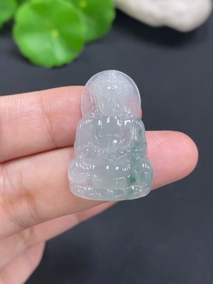 F31684799 Jadeite Guanyin Pendant Total Weight Approx. 3.6g