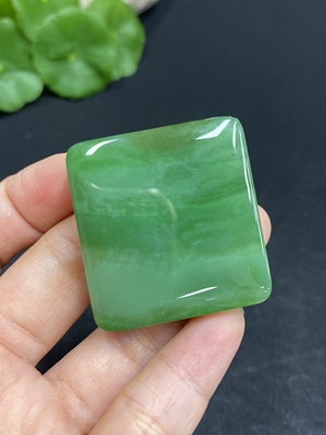 H31667906 Hetian Jade Inlaid Plain Pendant Total Weight Approx. 34.9g
