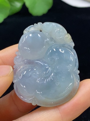 F35136236 Jadeite Pendant Ruyi Total Weight Approx.19.36g