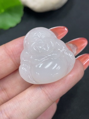 H34027046 Hetian Jade Pendant - Buddha Figure, Total Weight Approx. 8.7g